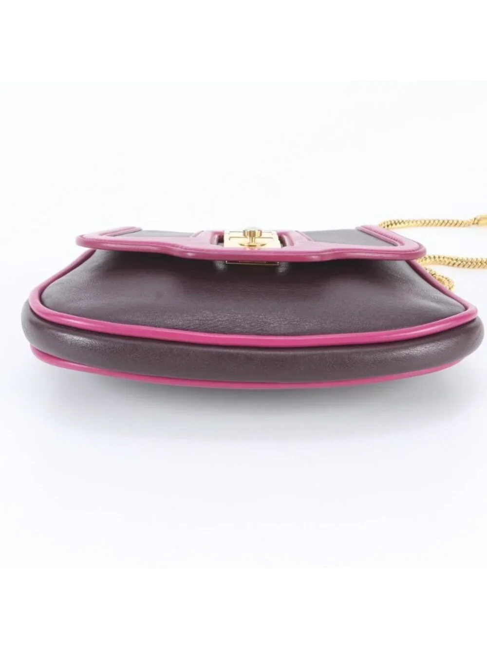 Louis Vuitton Art Deco Trapezio Chain Leather Shoulder Bag